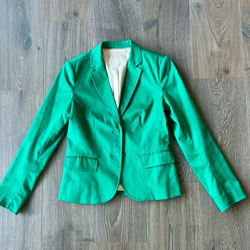 Banana Republic Factory Vibrant Green Blazer